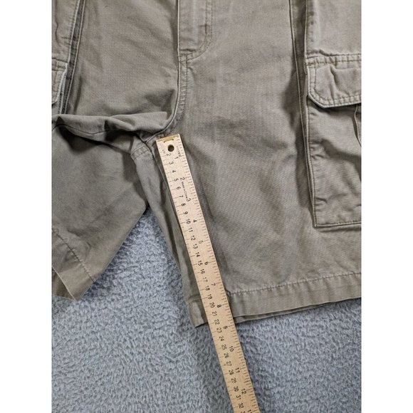 Columbia Shorts Mens Large Cotton Canvas Cargo Trail Hiking Outdoor Beige - Picture 8 of 16